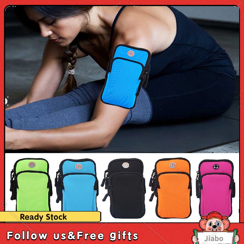 [READY STOCK] Sport Armband Running 5Colors Phone Arm Case Exercise Pouch Gym Wrist Outdoor