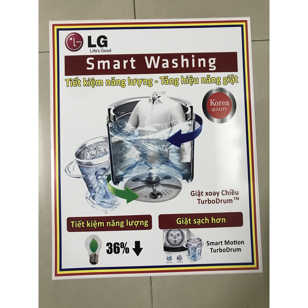 Lg washing machine sticker - LG washing machine sticker (model 1 ...