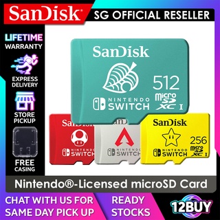 SanDisk Nintendo Switch Card Memory 100MB/s 128GB 256GB 512GB Micro SD Card