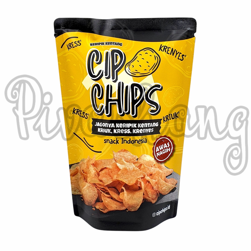 Cipchips Potato Chips Potato Chips Flavor Truffle, Salted Egg, BBQ