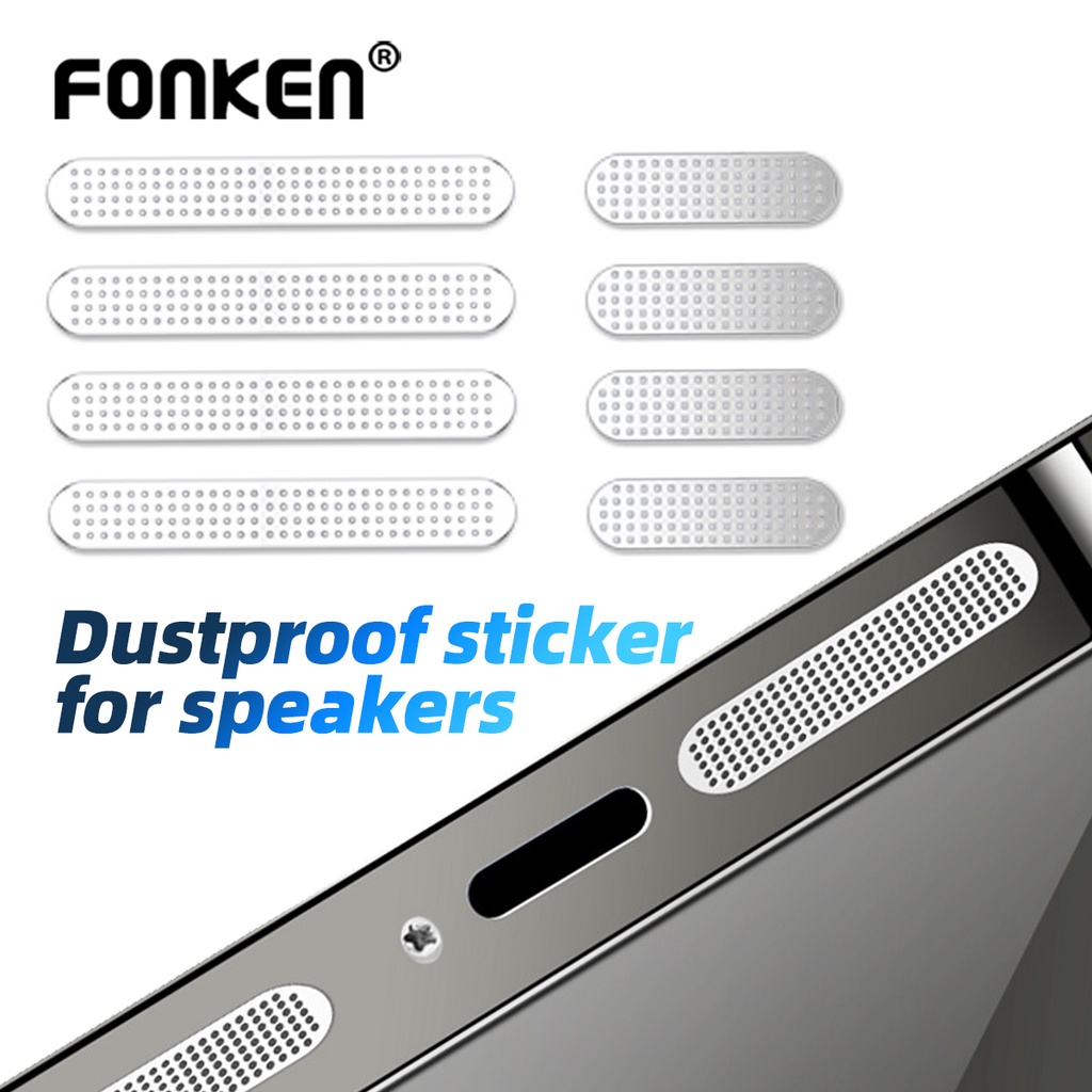 Fonken Mobile Phone Dustproof Net Stickers Speaker Mesh Anti Dust Proof ...
