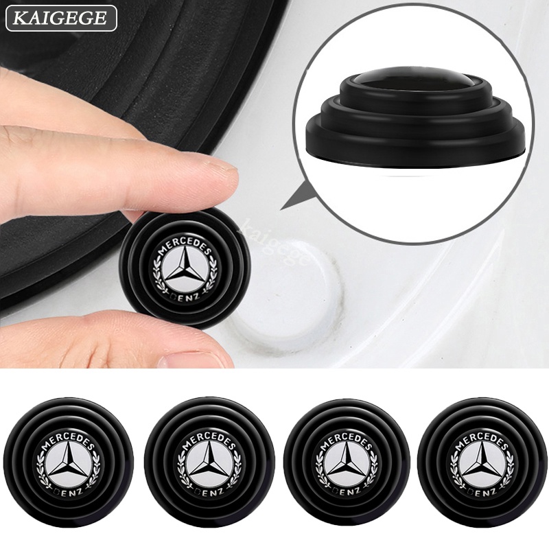 1PC Luminous Car Door Shock Absorber Cushion Gasket Anti-collision Buffer Silent Pad Sticker for Mercedes-Benz Cla 180 E Class W211 W212 W213 W124 GLA GLB GLC W202 W176 W177 W210