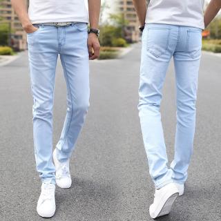 Brand Clothing Soft Lyocell Fabric Men's Jeans Loose Straight Pants  Drawstring Elastic Waist Korea Casual Trousers Plus Size 5XL Color:  Black-Thin-Summer, Size: XXXL(36)