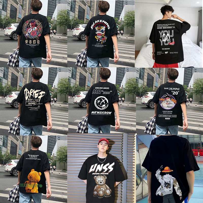 Men's T-shirt Short Sleeved Casual T Shirt Men Clothing