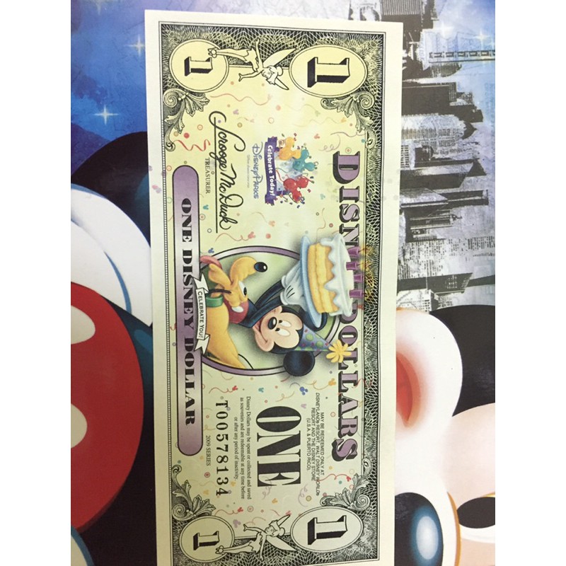 Disney Dollars 2009 complete factory set