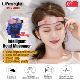 EMS Head Massager Brain Relaxation Migraine Headache Relief Sleeping Aid  Device