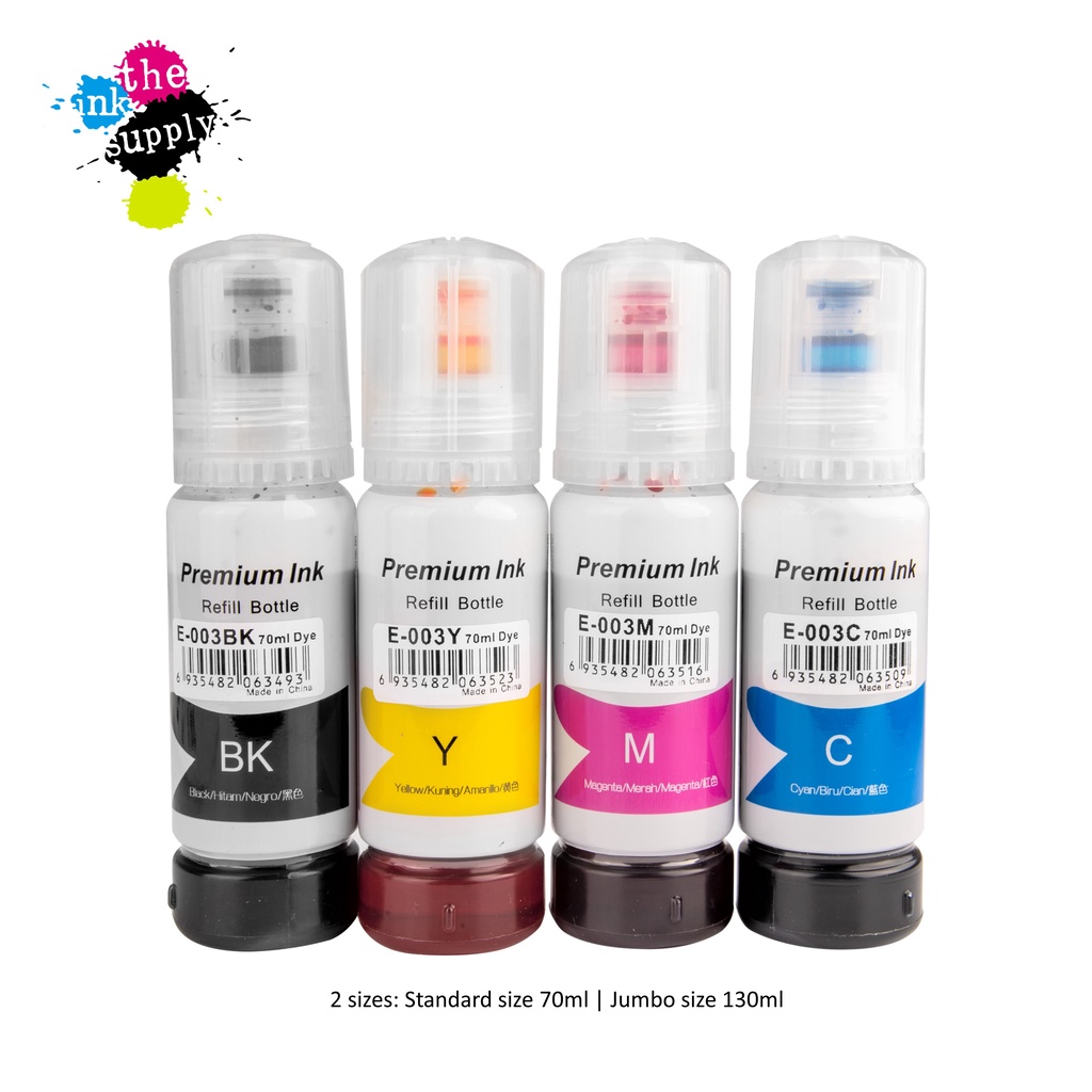 theinksupply Compatible Epson 003 Ink Bottle for Epson Ecotank L3110 ...