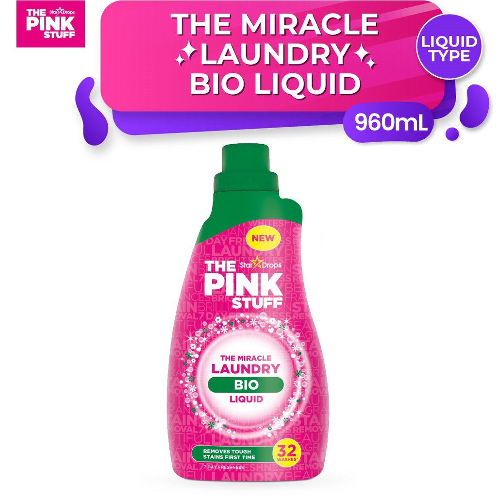 THE PINK STUFF - The Miracle Laundry Detergent Bio Liquid – The Pink Stuff