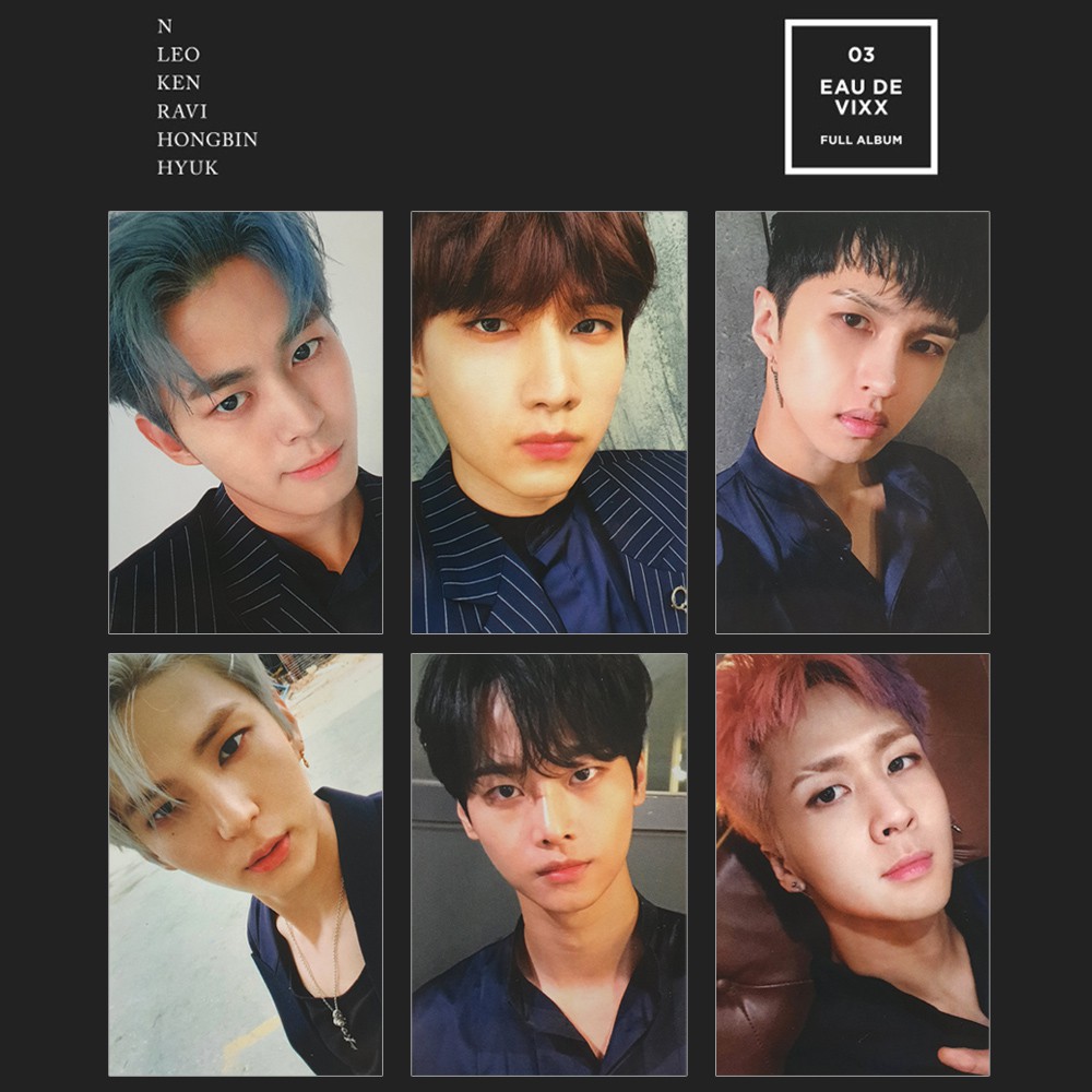 VIXX 3rd Album - EAU DE VIXX(Black Version) Photocard | Shopee
