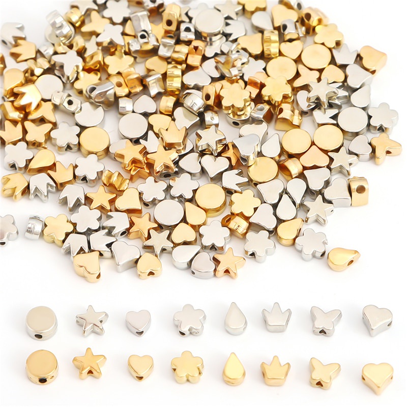 Gold plated beads 2025 for bracelets