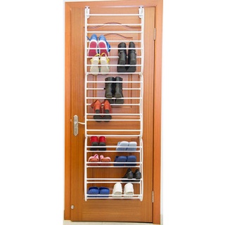 Whitmor Over The Door Shoe Rack, 36 Pair, White