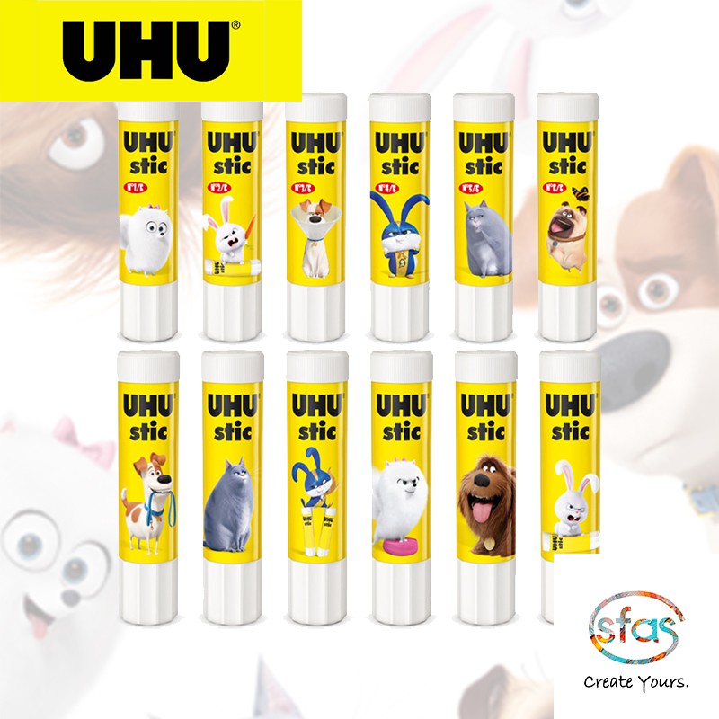 UHU Stic 8.2/21/40g The Secret Life of Pets 2 Limited Edition