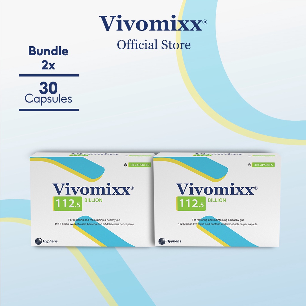 Vivomixx® Capsule (2x30's) - 112.5 Billion Live Probiotics Count | For ...