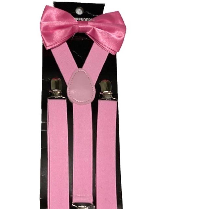 suspender men’s classic suspender pink adult adjustable set Shopee