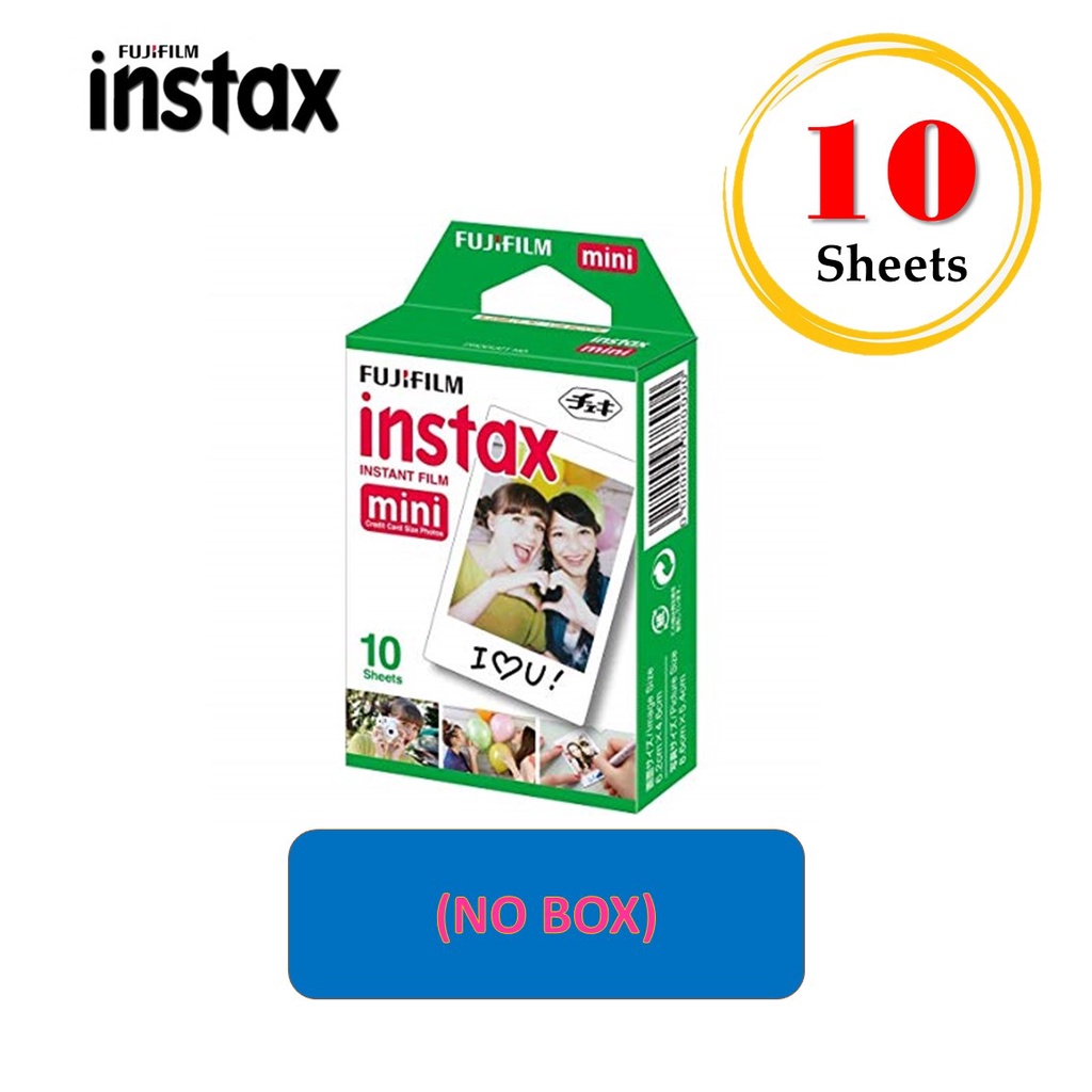 Fujifilm Instax Mini Film 10 Sheets / Instax Film No Boxes for Instax