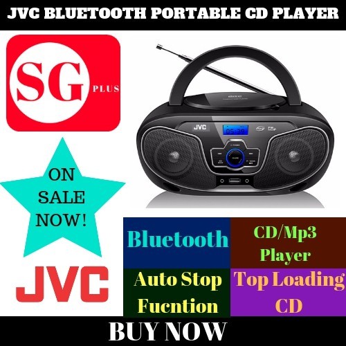 JVC Bluetooth Portable CD Player RDN327 Shopee Singapore