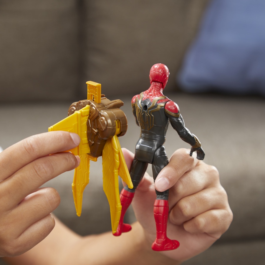 Marvel Spider-Man 6-Inch Jet Web Cycle Vehicle and Detachable Action ...