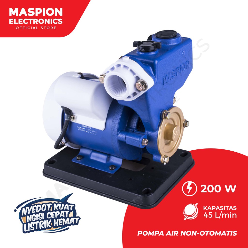 Maspion Water Pump Mesin Pompa Air Manual MWP-201 MA - Gambar 2