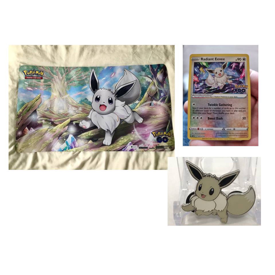 Pokemon GO TCG Radiant Eevee Premium Collection Box contents only