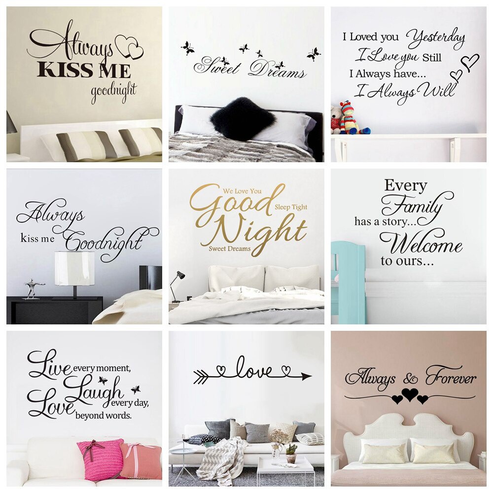 Quote Good night sweet dreams Wall Stickers Personalized Creative For ...