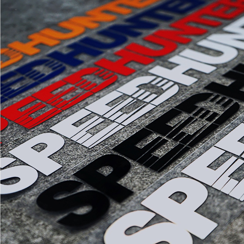 Reflective Front Gear Car Sticker SPEEDHUNTERS HF Front Windshield ...
