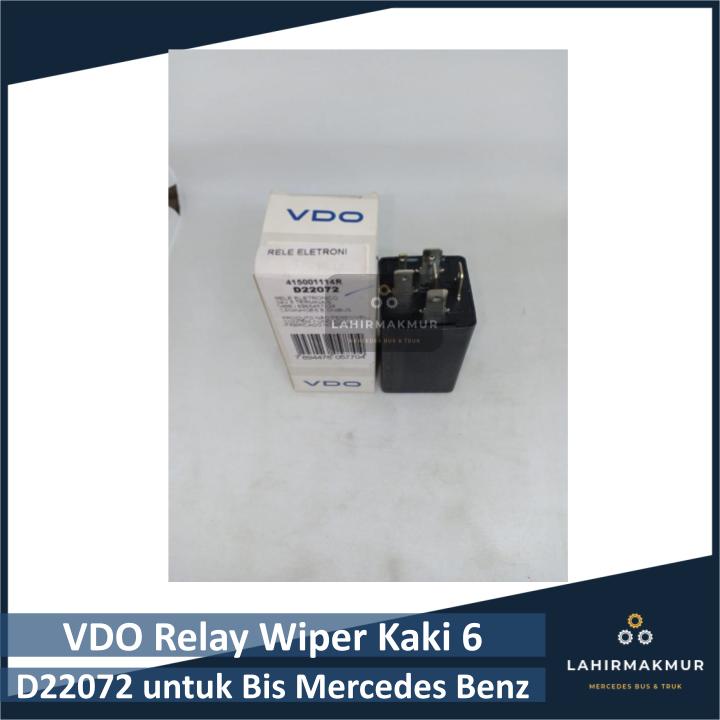 Foot Wiper Relay 6 VDO D22072 Bis Mercy/Mercedez/Mercedes-Benz | Shopee ...