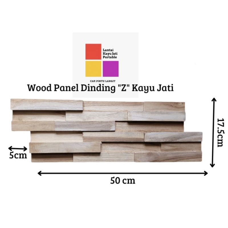 KAYU Teak Wood Premium Wall Panel 