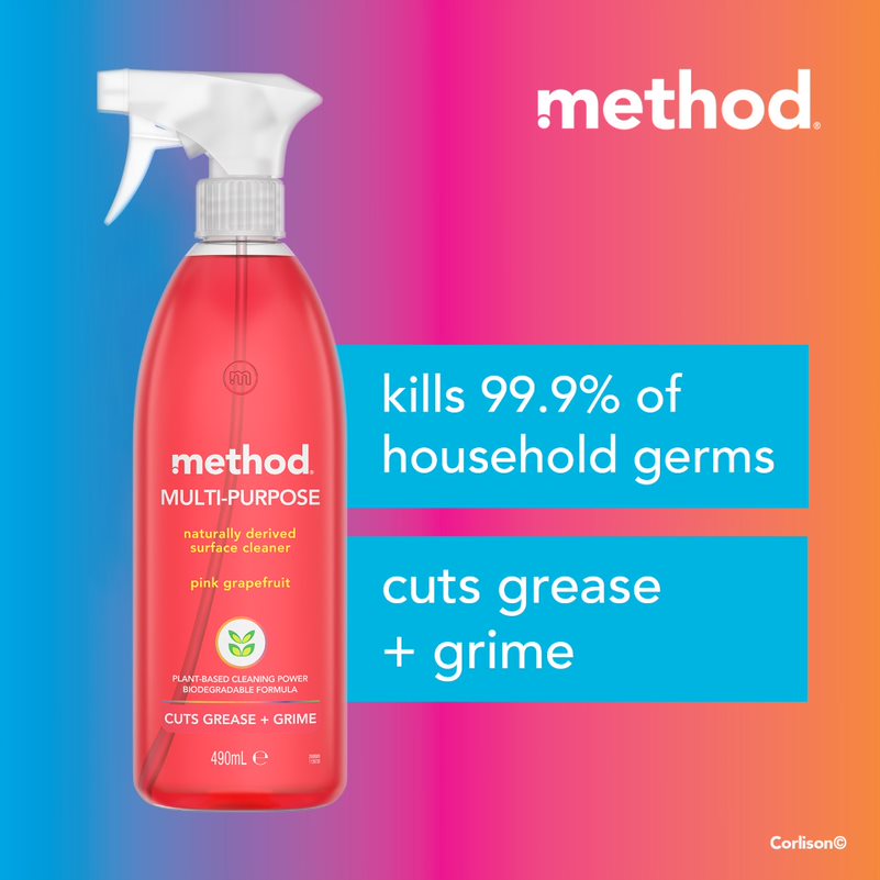 Method AllPurpose Cleaner Pink Grapefruit 490ml Shopee Singapore