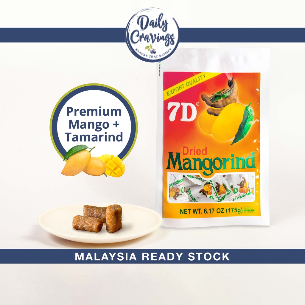 7D Dried Mangorind 90g I Sweet and Sour Mango Snack I Imported from ...