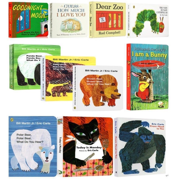 Eric Carle Books brown bear 11books | Shopee Singapore