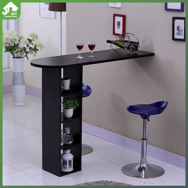 Wall mounted store kitchen bar table