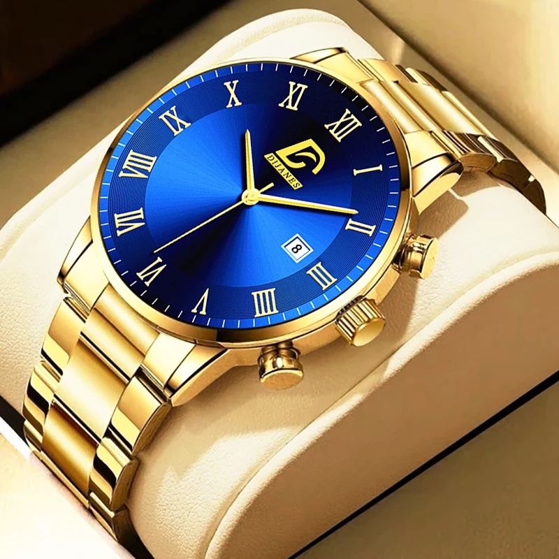 Gold watch sale mens fashion