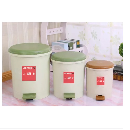 Leopard Step On Dustbin 5.5L / 10.6L / 18L | Shopee Singapore
