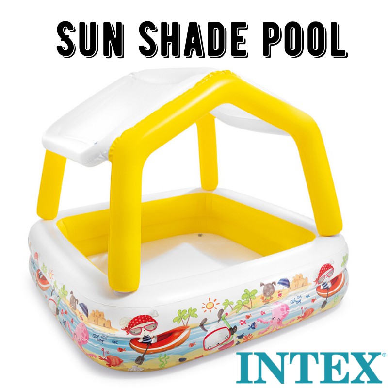 [SG Stock] INTEX Premium Inflatable Sun Shade Pool Float Splash Swim ...