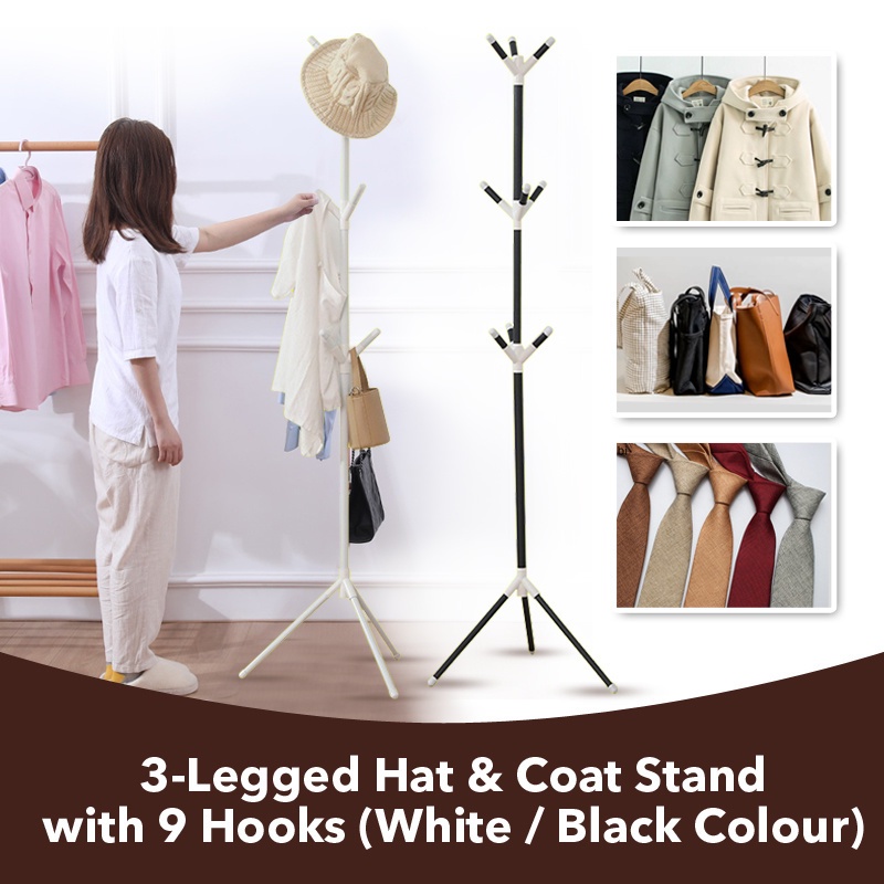 Nordic Hat and Coat Stand / Clothes Hat Laundry Rack | Shopee Singapore