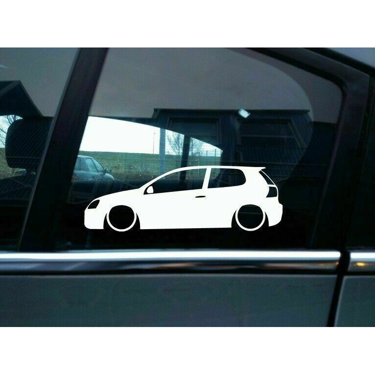 Lowered Volkswagen Golf MK 5 Window Sticker | Shopee Singapore