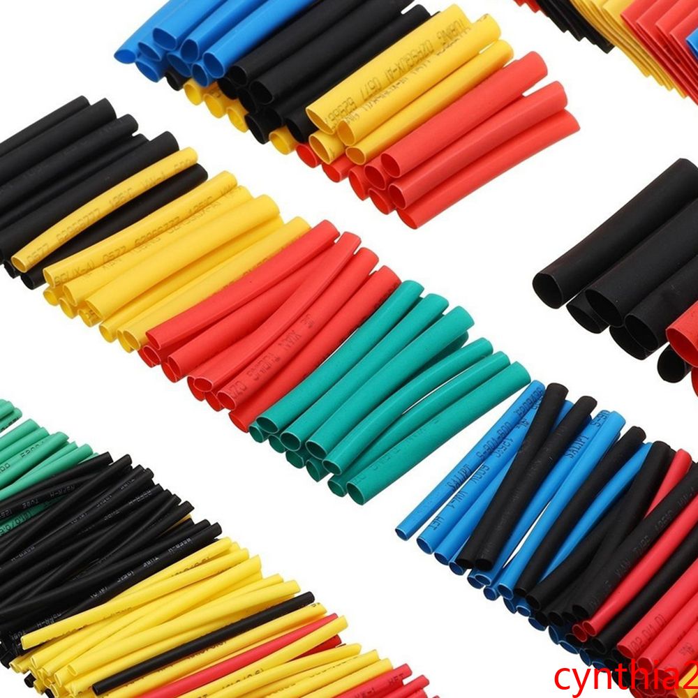 328PCS Insulation Heat Shrink Tube Assortment Wire Cable Sleeve Kit heat shrink tube DIY Connector Repair  Mixed Colors Heat Shrink Tubing Heat Insulation Shrinkable Tube Sleeve Heat Shrink Tubing Ins