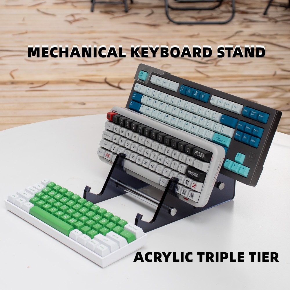 {Ready Stock}ACRYLIC Mechanical Keyboard Stand Keyboard Display Stand ...