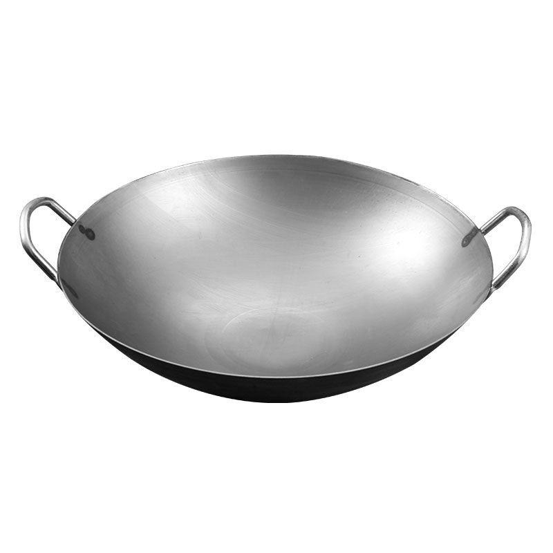 Traditional Thickened Binaural Cast Iron Pot Vintage Round Bottom