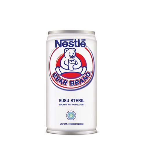 Bear Brand Susu Kaleng Susu Beruang Susu Steril 189ml - Gambar 2