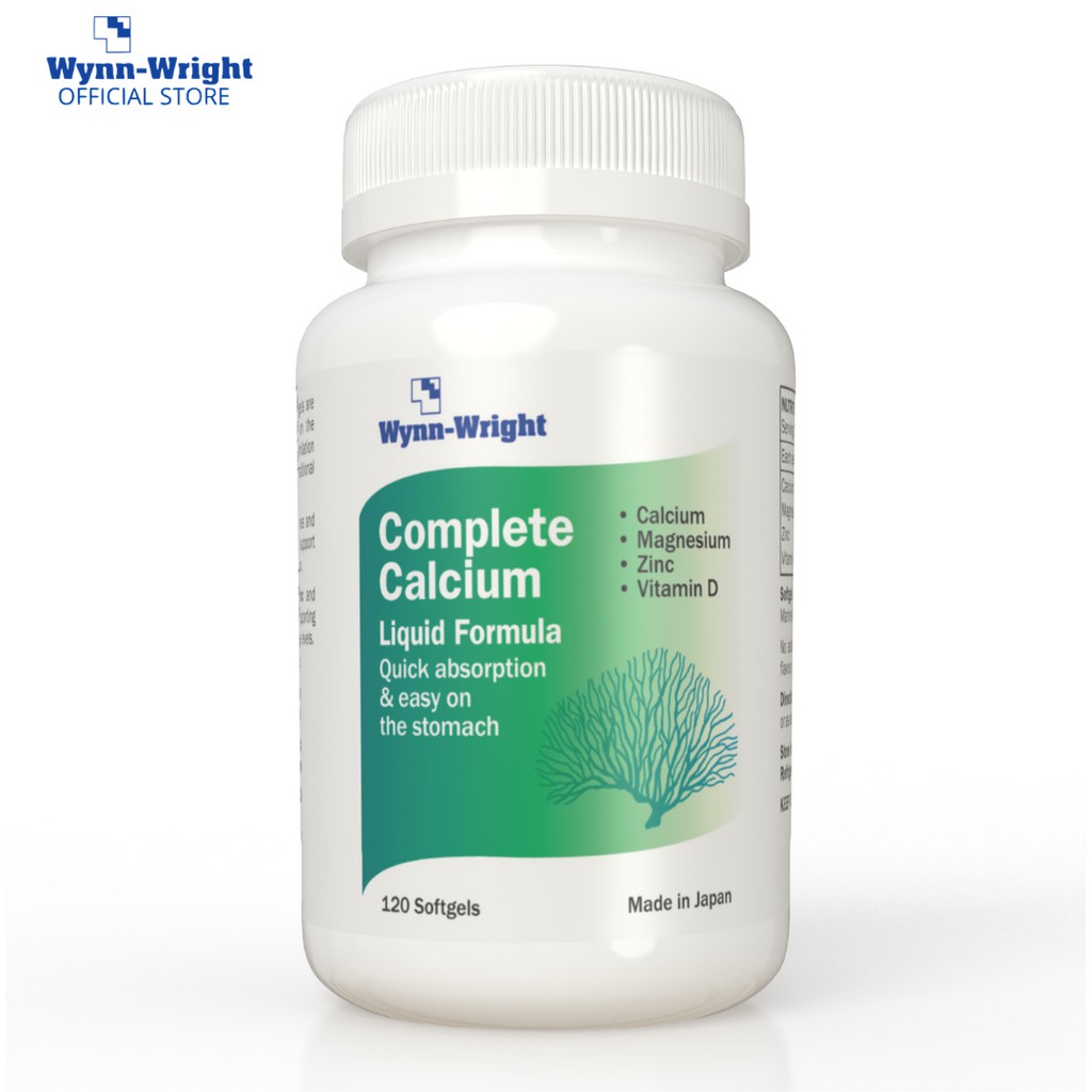 WynnWright (4in1) Complete Calcium Supplement +Zinc, Magnesium, D3 Bones, Joints