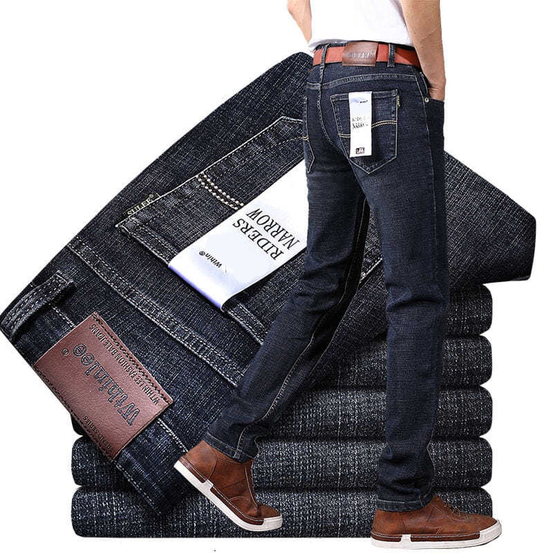 [2840] Stretch Jeans Men Straight Cut Comfortable and Breathable Work