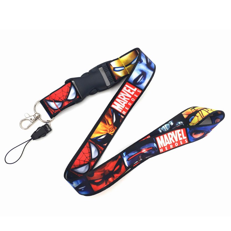 Universal Studios Lanyard - Marvel Avengers, Spiderman, Hulk, Captain - View #2
