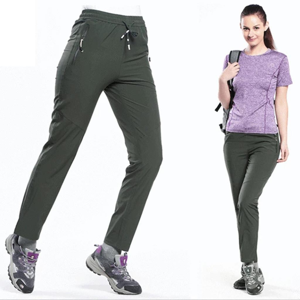 Women Outdoor Hiking Pants Waterproof Casual Trousers QuickDry Cooling
