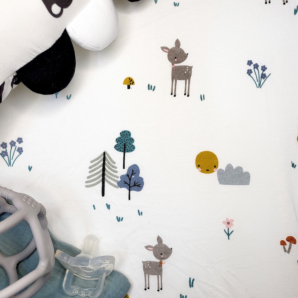 Cubble Extra Soft and Breathable Jersey / Jacquard Organic Cotton Crib ...