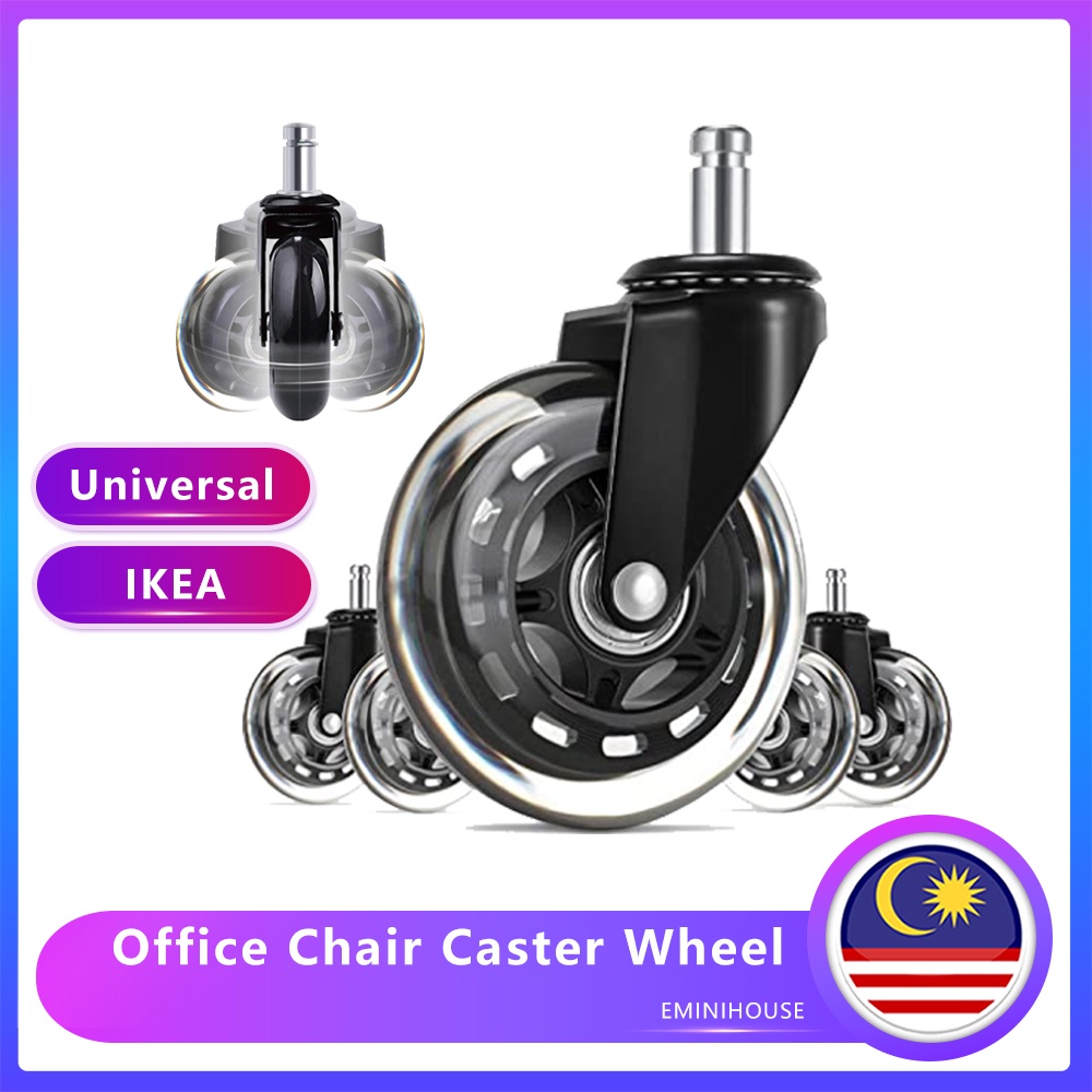 Office Chair Caster Roller Caster Wheel Twin Wheel Caster Chair ...
