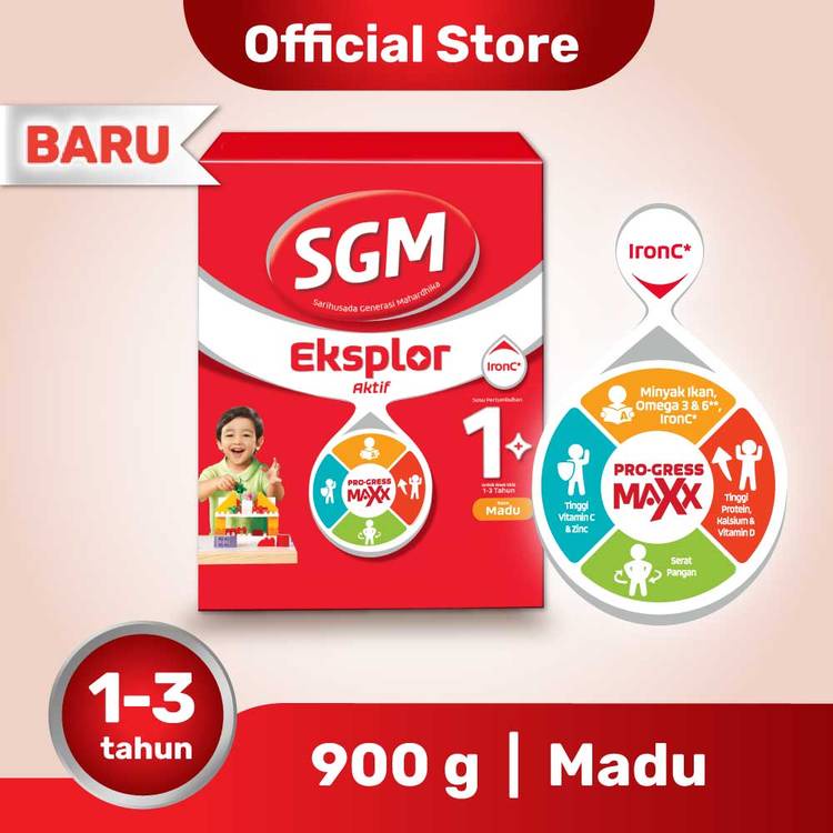 Sgm Eksplor 1+ Madu 900 Gr