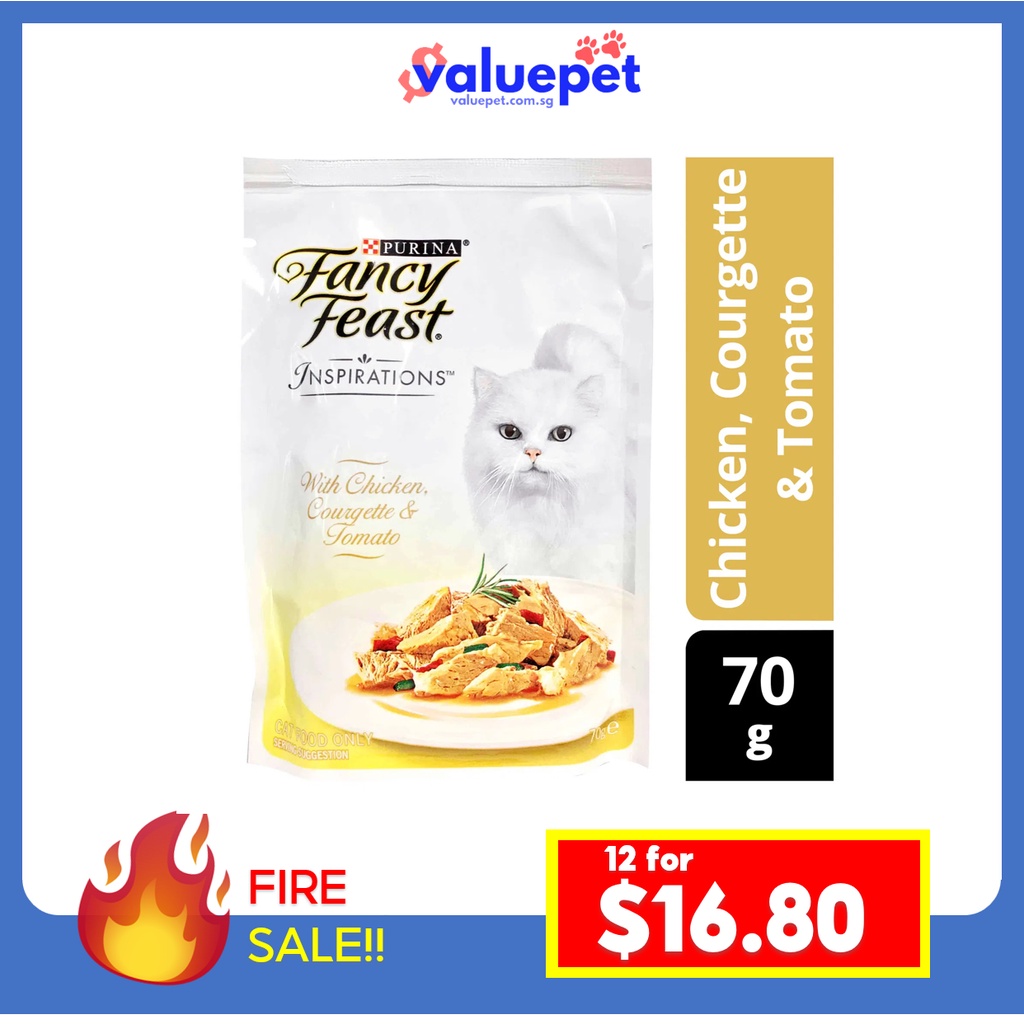 Cheapest fancy on sale feast cat food