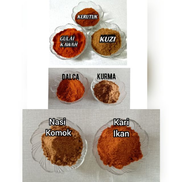 Queens Cuisine Spices (Sugari KAWAH, KUZI, Wrinkles, DALCA, KURMA, Rice ...