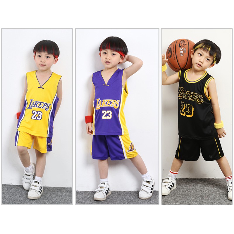  Lebron James Los Angeles Lakers NBA Boys Kids 4-7